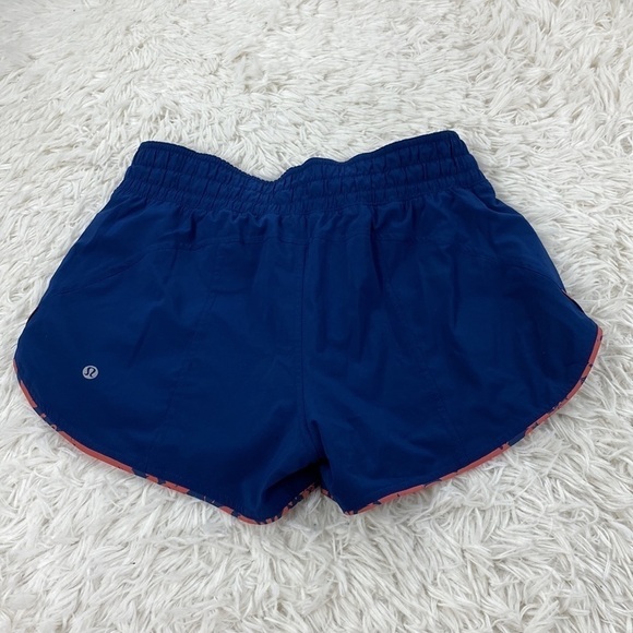 Lululemon Choose A Side Short *3" Onyx Blue / Efflorescent Dark Canyon Onyx Blue - Picture 4 of 5